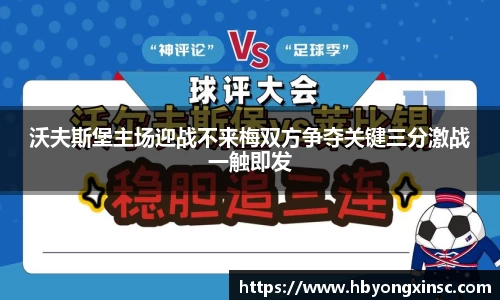 沃夫斯堡主场迎战不来梅双方争夺关键三分激战一触即发
